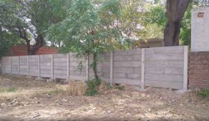 Grey RCC Precast Compound Wall