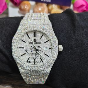 Moissanite Brilliance on Your Wrist with Diamond Watch