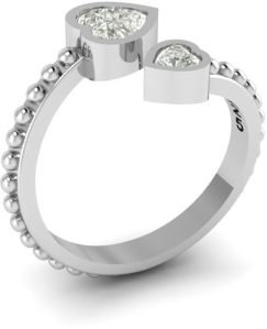 925 Crystal Cubic Zirconia Silver Ring