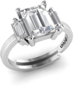 925 Silver Baguette Perfection Ring