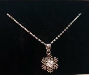 925 Silver Snowflake Pendant