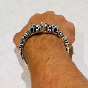 925 The Makara Silver Cuff Bracelet