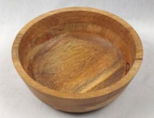 Round Mango Wood Bowl