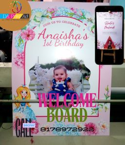 welcome board printing service