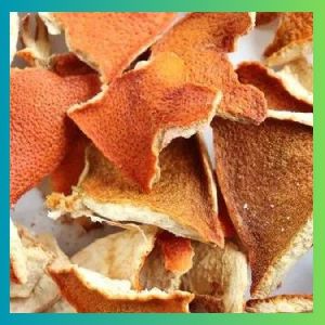 dry orange peel