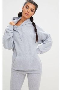 Ladies Plain Hoodie