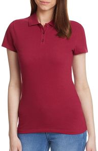 Ladies Plain Polo T Shirt