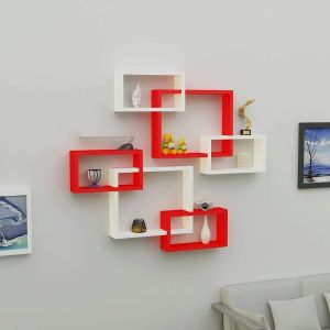 Designer Wooden Wall Mounted Shelf