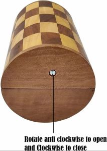 Stylish Wooden Coin Box