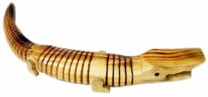 Wooden Crocodile Showpiece