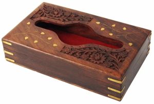 Wooden Tissue Box