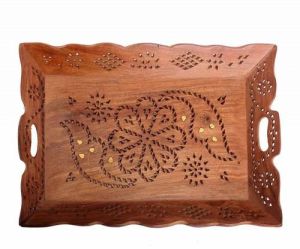 Rectangular Wooden Serving Tray