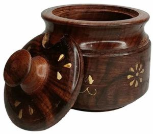 Wooden Lid Jar