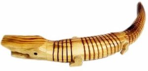 Wooden Crocodile Showpiece