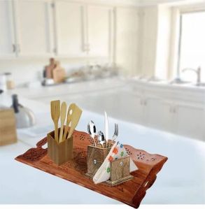 Rectangular Wooden Serving Tray