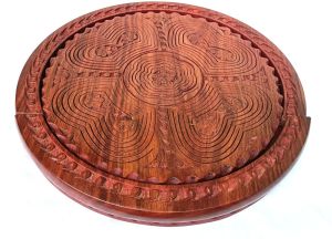 Sheesham Wood Foldable Dry Fruit Basket