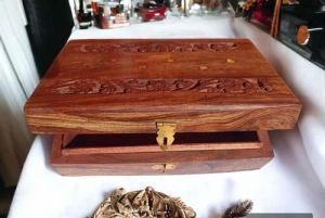 Handcrafted Sheesham Wood Jewellery Box