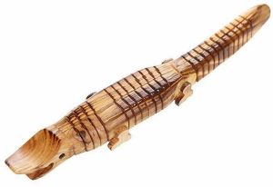 Wooden Crocodile Showpiece