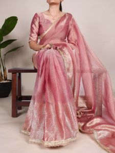9star fashion-silk vol-6 tissue shimmer saree
