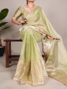 9star fashion-silk vol-6 tissue shimmer saree