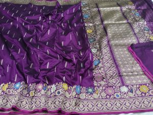 Handloom Banarasi pure silk saree