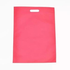 Pink Non Woven D Cut Bags