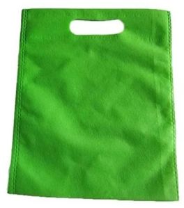 Green Non Woven D Cut Bags