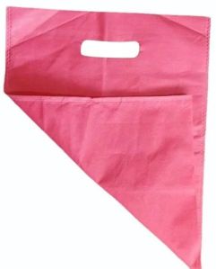 Pink Non Woven D Cut Bags