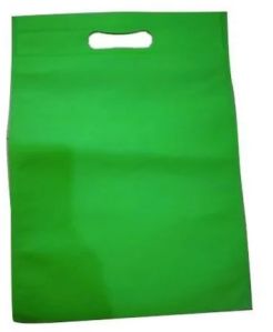 Green Non Woven D Cut Bags