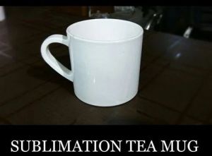 White SUBLIMATION TEA MUG