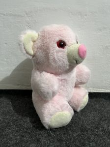 Pink Fur Teddy Bear Soft Toy