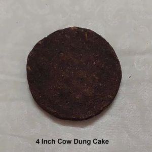 4 inch Cow Dung Cake