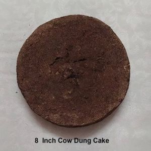 8 Inch Cow Dung Cake