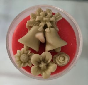 Multicolor Decorative Scented Soy Wax Christmas Candle
