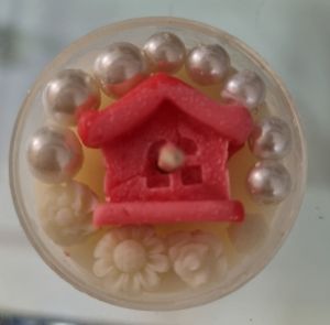 Multicolor Decorative Scented Soy Wax Christmas Candle