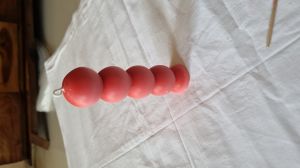 Multicolor Pillar 5 Knob Candle