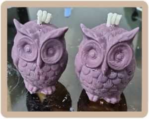Healing Owl Candle