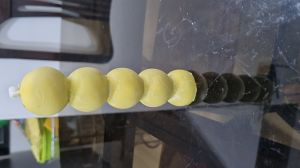 Multicolor Pillar 5 Knob Candle