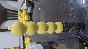 Multicolor Pillar 5 Knob Candle