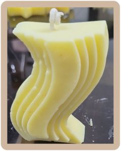 Multicolor Wave Pillar Candle