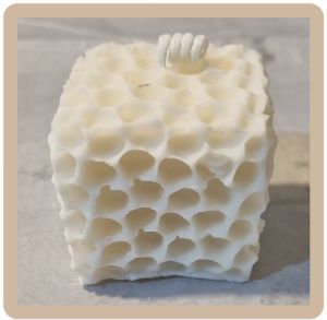 Soy Wax Multicolor Square Honeycomb Candle