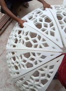 GRC White Domes