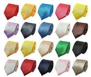 Satin Plain Tie