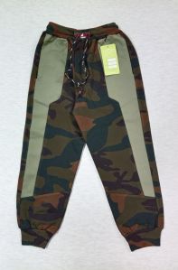 Cut N Shape Boys Army Print Joggers