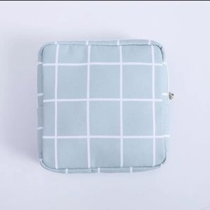 Blue Printed Sanitary Pouch