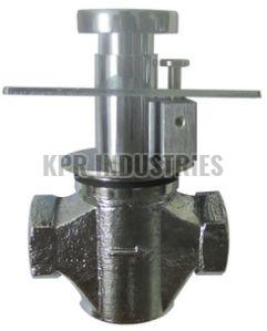 25mm Nickel Chrome Plated Pneumatic Flush Valve