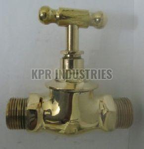 25mm Polished Brass Stop Valve