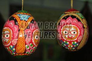 Hand Painted Coconut Shell