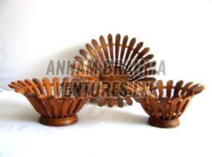 Wooden Fruit Basket