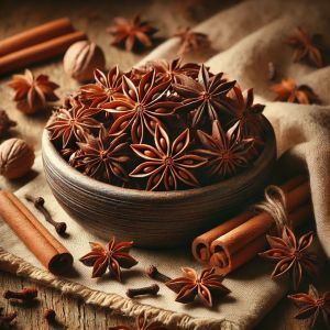 Whole star anise